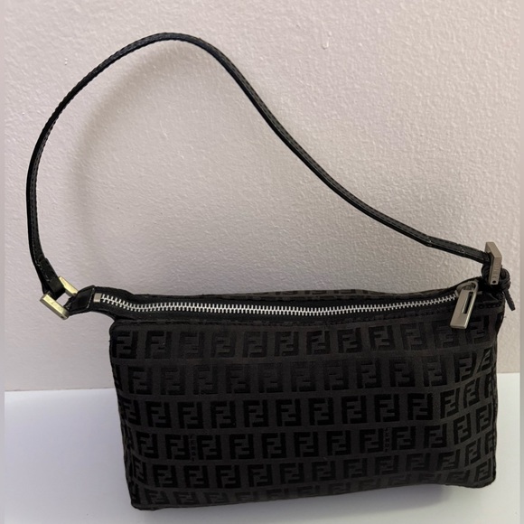 Vintage Fendi Mini Canvas Shoulder Bag - Picture 4 of 16
